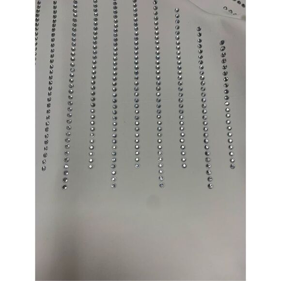 Vintage JLO Rhinestone bling embellished Blouse - Picture 3 of 8